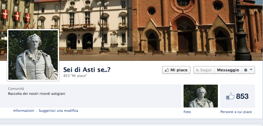 Su Facebook “Sei di Asti se…”