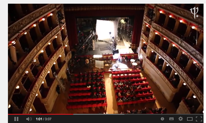 Il video del backstage dello spot “Le Ballet” girato al Teatro Alfieri di Asti