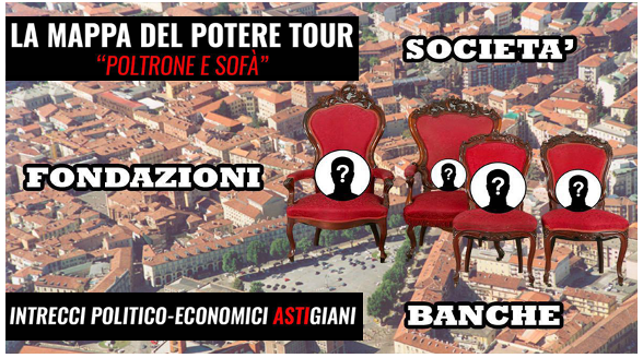 Il Movimento 5 Stelle incontra gli astigiani a San Fedele per tracciare la “mappa del potere”