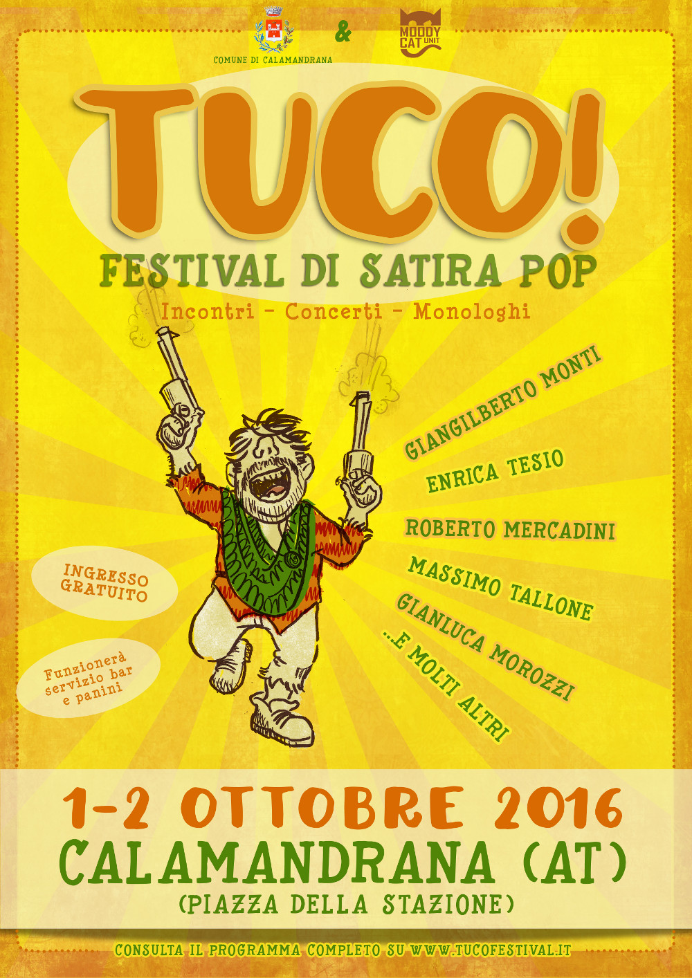 “Tuco! Festival di satira pop” a Calamandrana