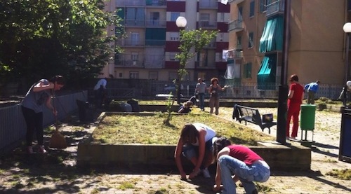 Il Sel adotta l’area verde di via Ventura