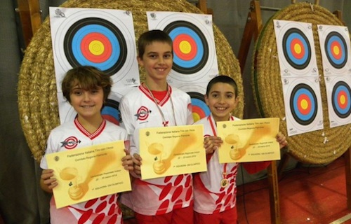 Tiro con l’arco: campionati regionali indoor nel segno degli atleti astigiani