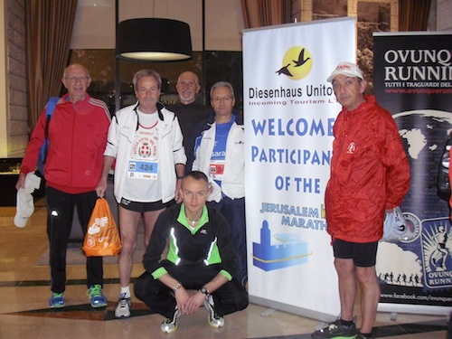 Astigiani alla maratona di Gerusalemme