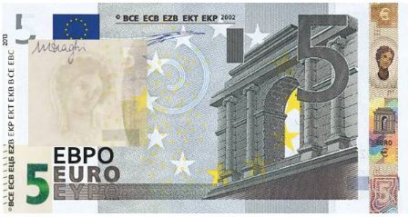 Ecco la nuova banconota da 5 euro, in circolazione dal 2 maggio