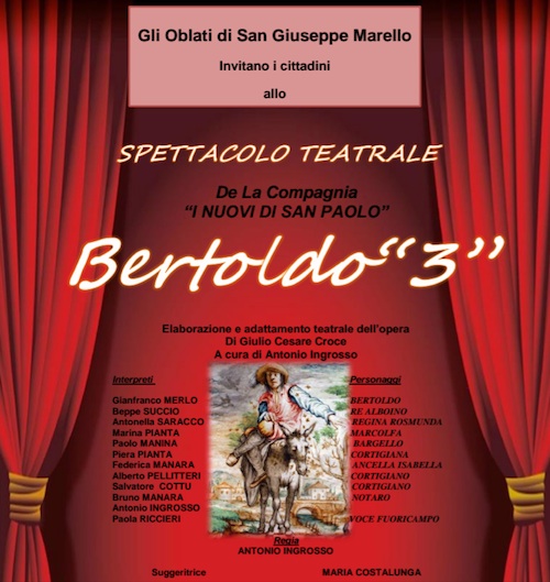 “Bertoldo 3” va in scena nel quartiere San Quirico