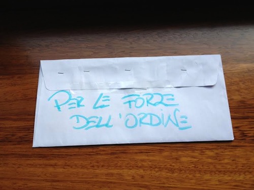 Plico sospetto al centro di smistamento postale di Valfenera