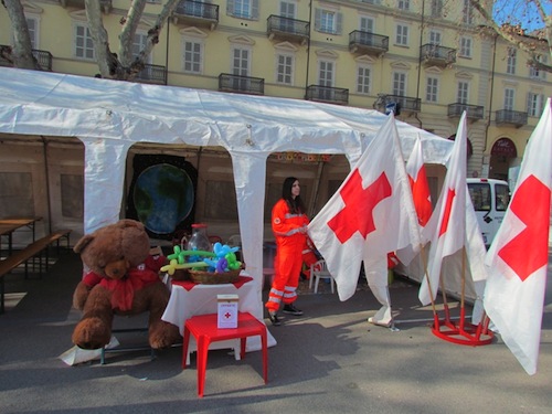 Anche la Croce Rossa in piazza per il carnevale astigiano