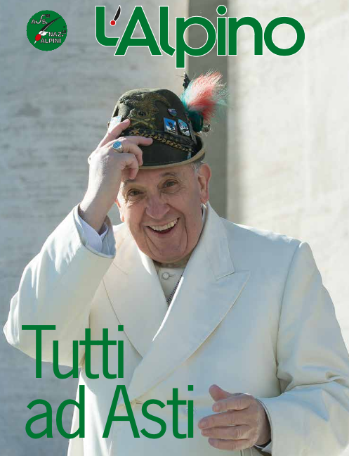 Il papa saluterà gli alpini riuniti ad Asti durante la sfilata di domani