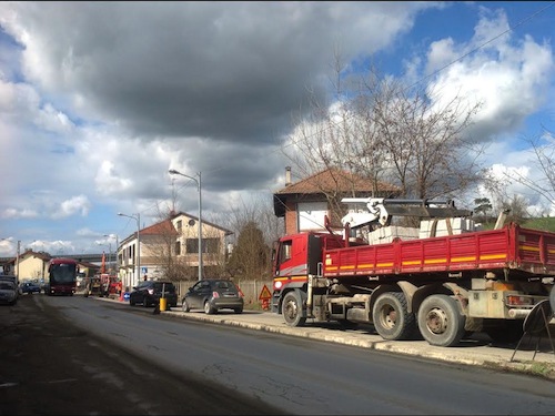 Iniziati i lavori per le due rotonde in corso Ivrea