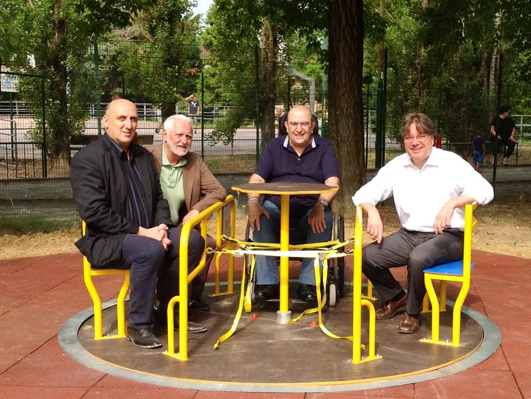 Al parco Bramante nuove giostre a misura di disabili