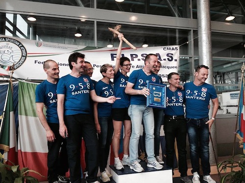 L’Asti Blu Santero 958 campione d’Italia di apnea indoor