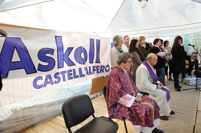 In tanti alla messa di solidarietà per i lavoratori Askoll