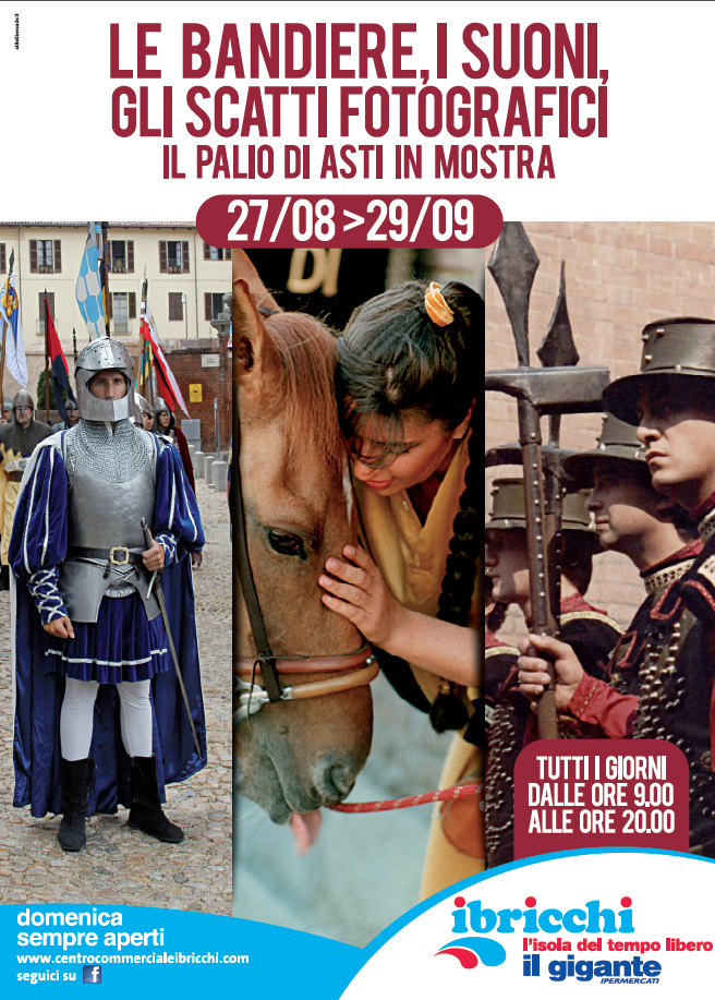 Le bandiere, i suoni, gli scatti fotografici: il Palio d’Asti in Mostra