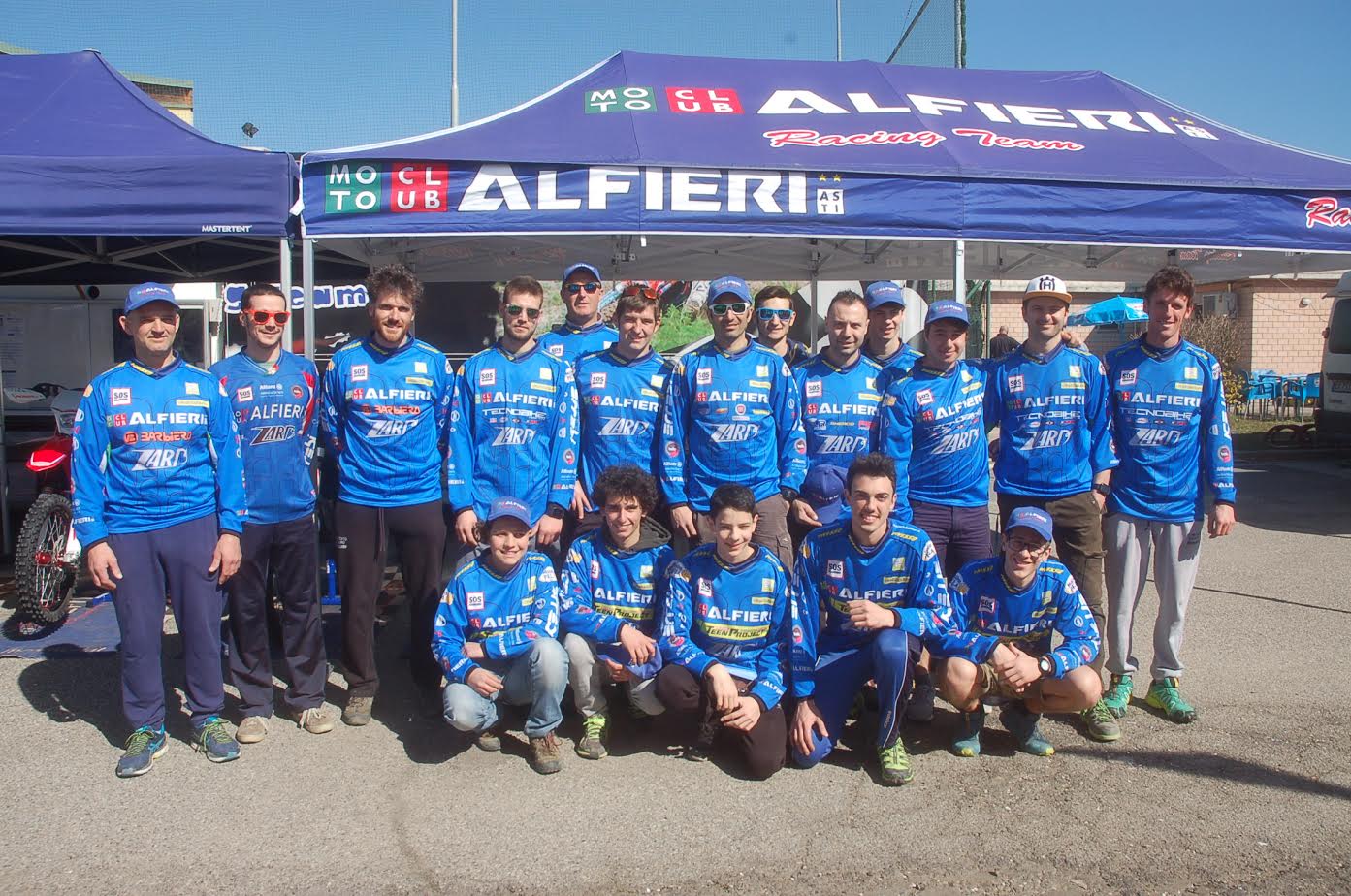 Presentata ufficialmente la squadra enduro del moto club Alfieri