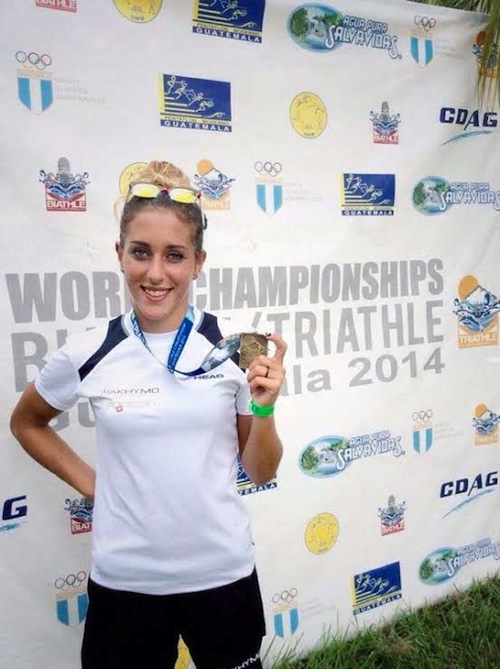 Nicole Campaner si conferma sul tetto del mondo nel triathle