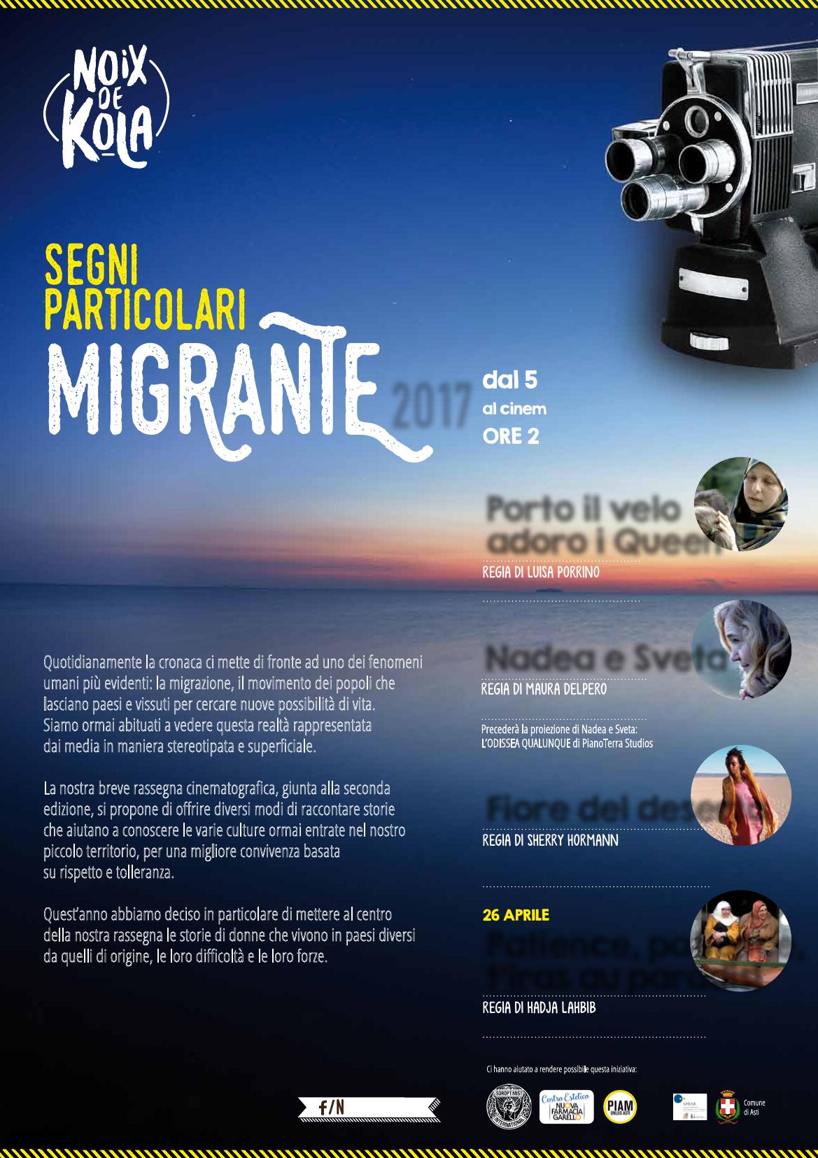 “Segni particolari: Migrante” la rassegna al Cinema Lumiére