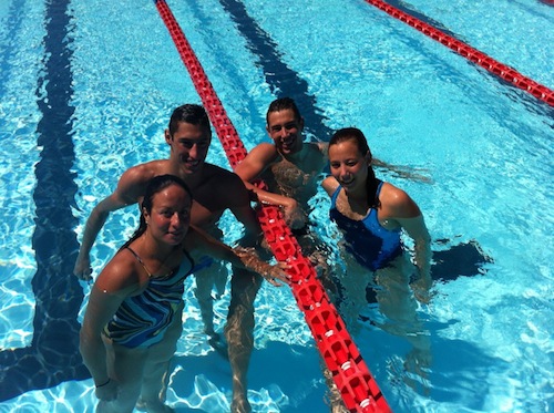 Gli azzurri del nuoto a Torino