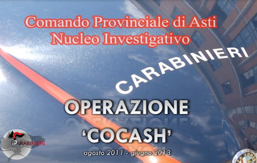 Operazione Cocash: sgominato un cartello astigiano-albanese specializzato in “polvere bianca”