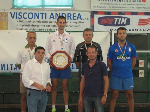 Bocce: Bunino vince il Campionato Italiano di tiro tecnico categoria B