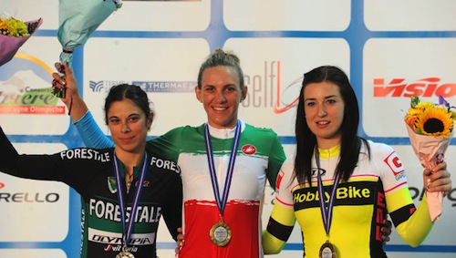 Ciclismo. Campionati italiani su pista: Annalisa Cucinotta conquista subito due medaglie d’argento