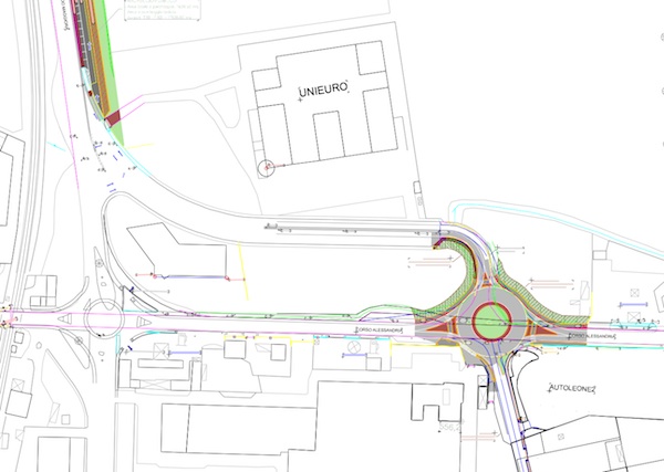 Lavori in corso Alessandria. Ad Asti una nuova rotonda