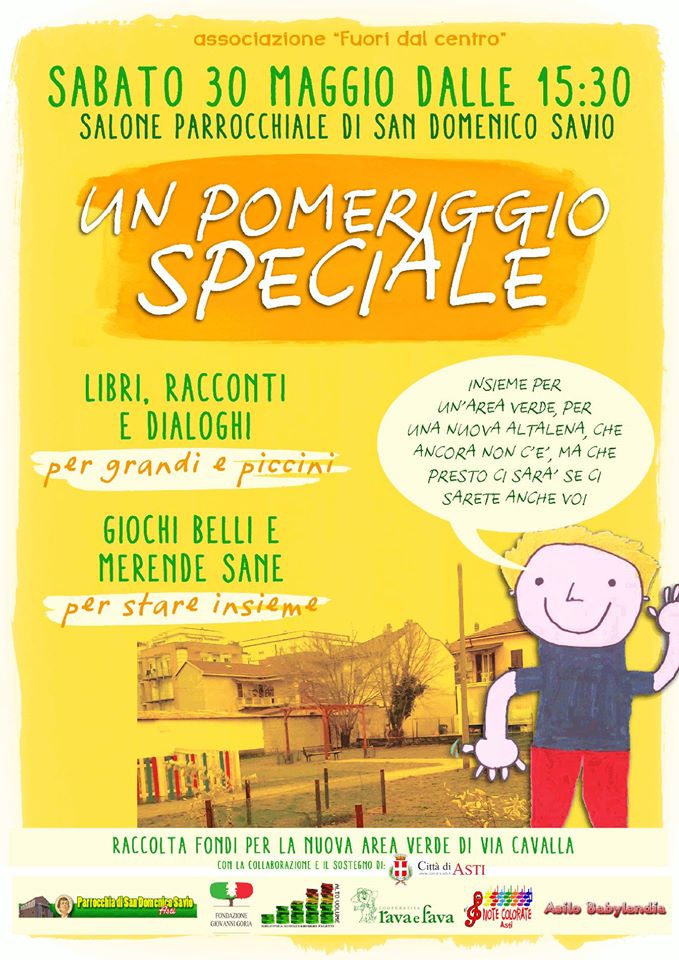 “Un pomeriggio speciale” per il progetto area giochi di via Cavalla