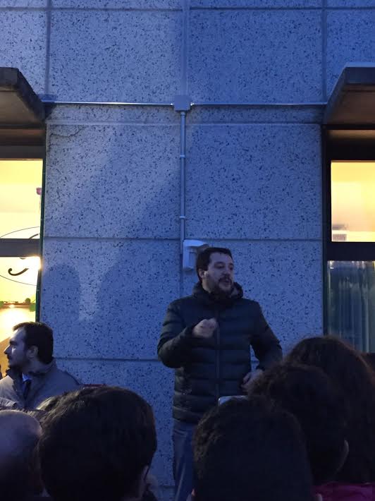 Referendum. Matteo Salvini a Castelnuovo Calcea