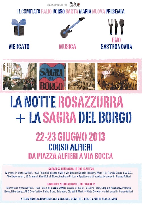 Torna la sagra del borgo di Santa Maria Nuova