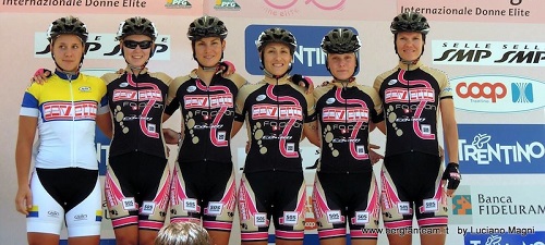 Il Team Servetto Footon al Ladies Tour in Halden in Norvegia