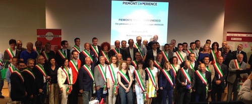 Quaranta sindaci del territorioUnesco Langhe-Roero e Monferrato all’Expo