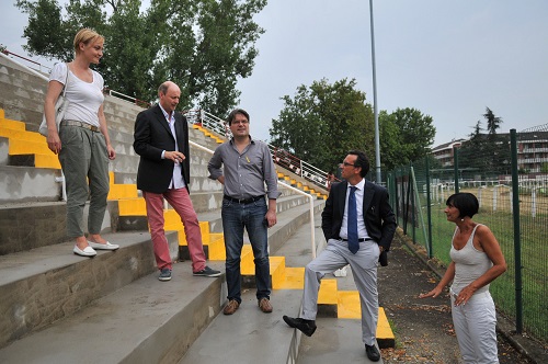 Ripristinate le tribune ospiti dello Stadio Comunale Censin Bosia