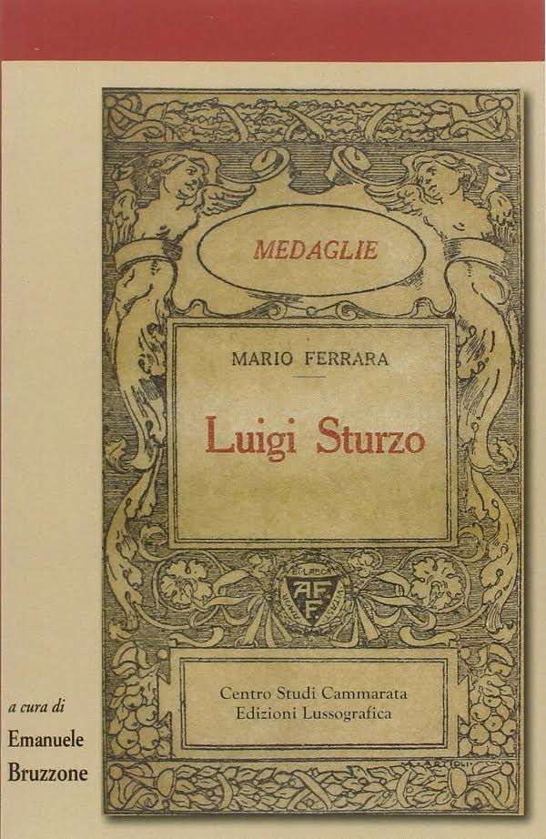 A Palazzo Mazzetti presentazione del volume su Luigi Sturzo
