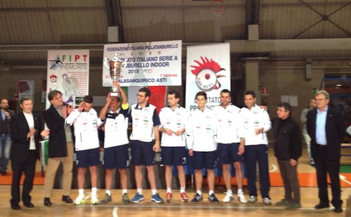 Alla Polisportiva di Tigliole lo scudetto under 16 femminile di tamburello indoor