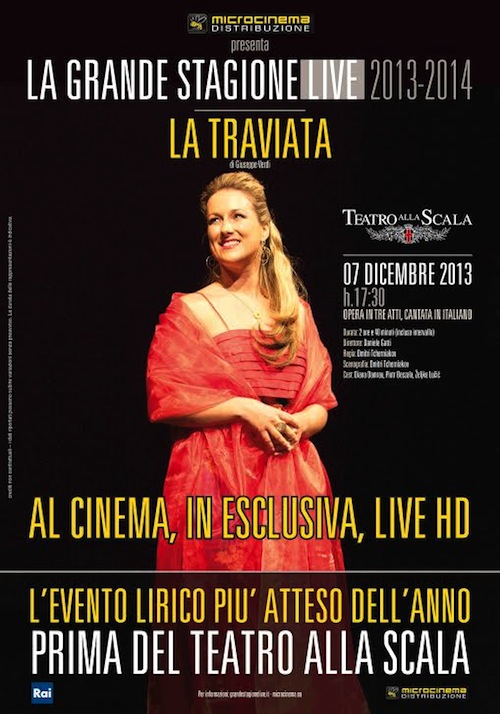 Al cinema Lumiere la Traviata in diretta da Milano