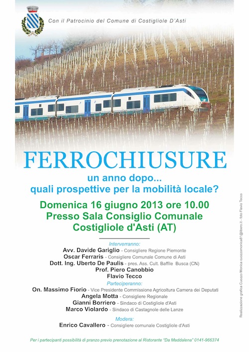 Cavallero: “Quello del ripristino delle corse ferroviarie con le grandi città è senza dubbio un argomento sul quale si dovrebbe concentrare” il dibattito politico nei prossimi mesi .