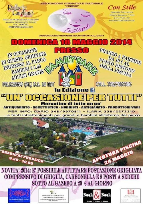 Domenica il primo appuntamento con “Una occasione per tutti”