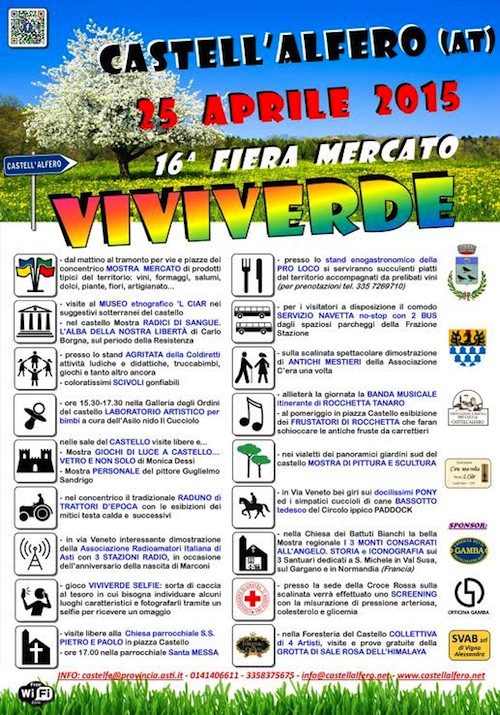 A Castell’Alfero la nuova edizione di “Viviverde”