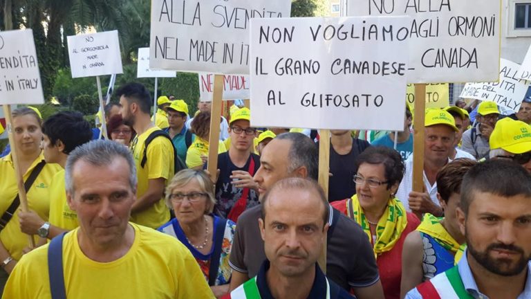 Coldiretti: “Un’alleanza trasversale per contrastare il Ceta”