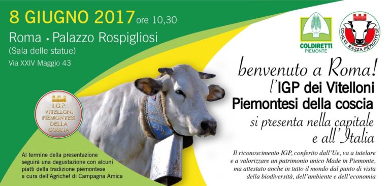 L’Igp “Vitellone Piemontese” si presenta a Roma. Presenti anche gli allevatori astigiani