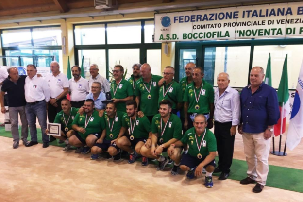 Bocce, il Nosenzo è campione d’Italia