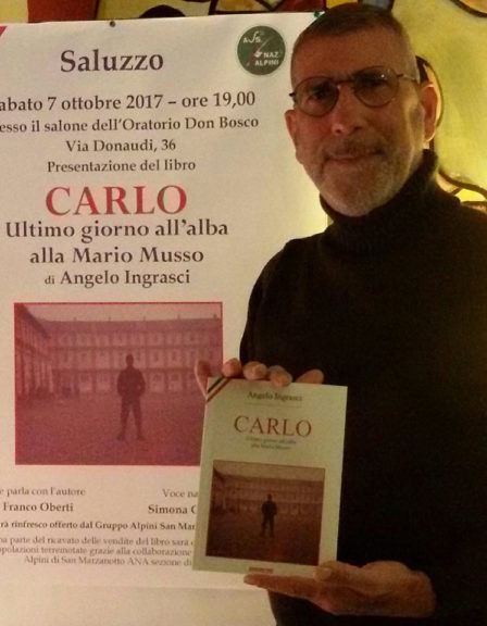 Angelo Ingrasci presenta il libro “Carlo: ultimo giorno all’alba alla Mario Musso”