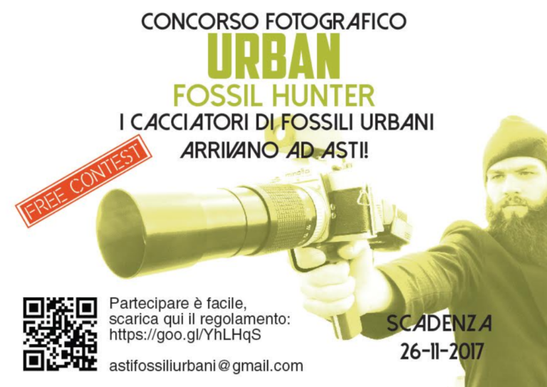 Chi vuole diventare cacciatore di fossili urbani? Al via un concorso fotografico promosso dal Parco Paleontologico Astigiano