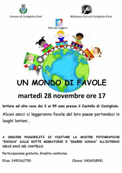 “Un mondo di favole” a Costigliole