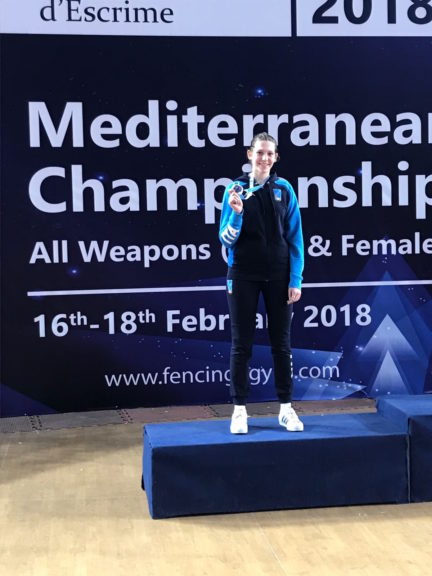 Francesca Gentile d’argento ai campionati del Mediterraneo