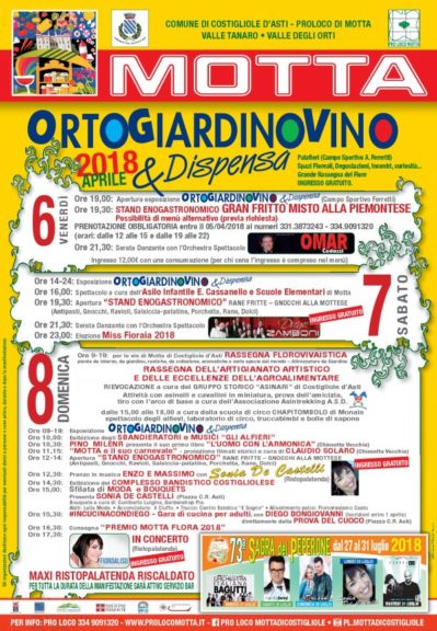 “Ortogiardinovino & Dispensa” a Motta di Costigliole