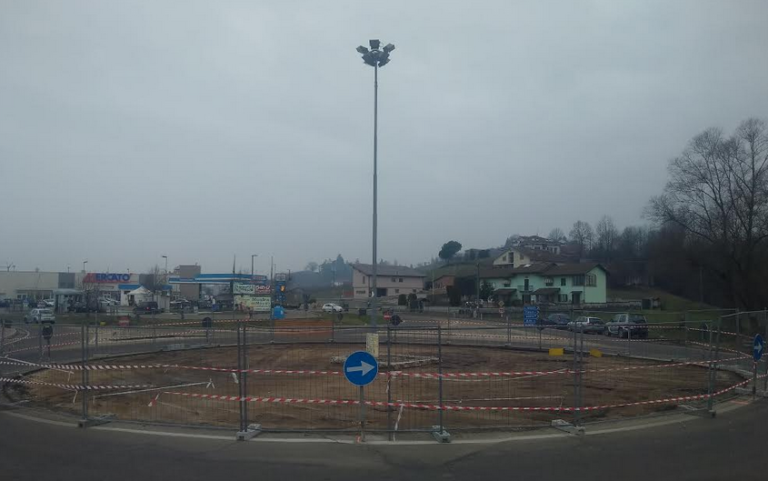 Una nuova rotonda a San Damiano