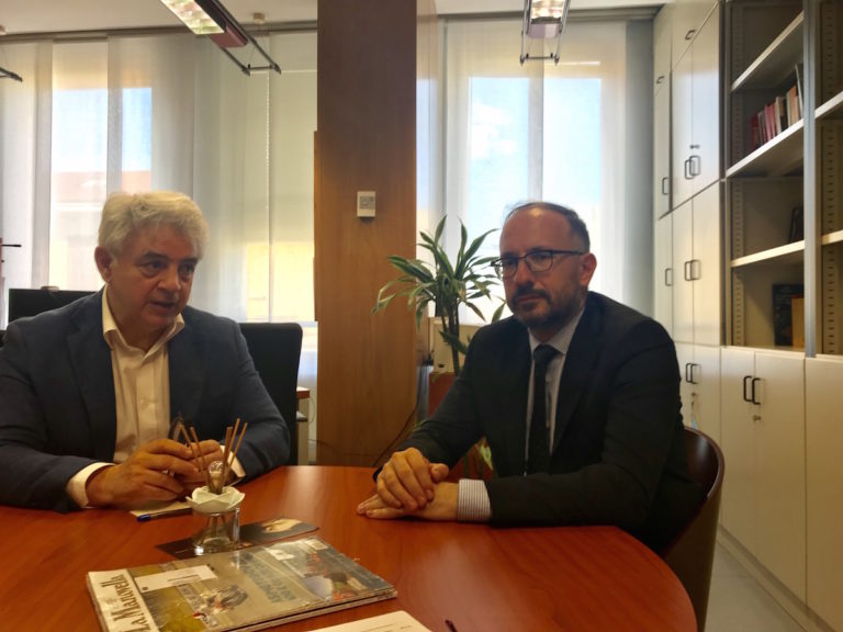 Il sindaco Rasero incontra il direttore della redazione del Tg3 Piemonte