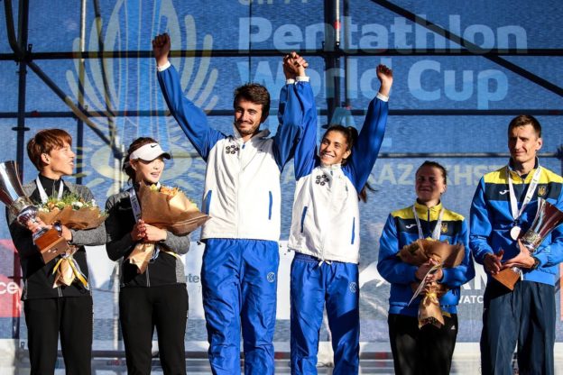 Oro per Alice Sotero nella staffetta mista con Riccardo De Luca alla  Coppa del Mondo di Pentathlon Moderno