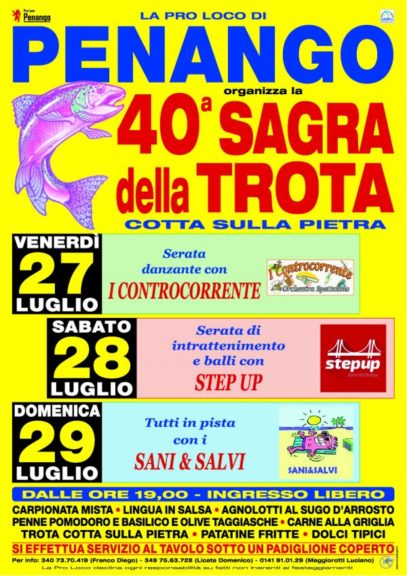 A Penango la 40^ sagra della trota