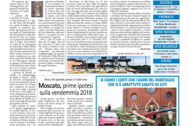 Prima pagina – 27 luglio 2018